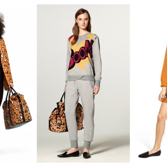 Leopard print carry-all canvas drawstring bag - Picture 6 of 9